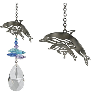 Woodstock Crystal Fantasy™ - Dolphins - Conrad's Gourmet Gifts - product image