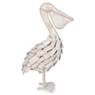 22" DECORATIVE DRIFTWOOD PELICAN - Conrad's Gourmet Gifts - product image